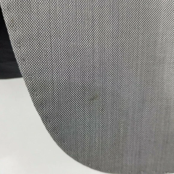 Zara Man Mens 38 Silver Gray Silk and Wool Blazer Sport Coat Suit Jacket - Picture 11 of 12